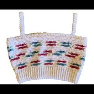 Handmade 90s Solo Cup Inspired Crochet Tank